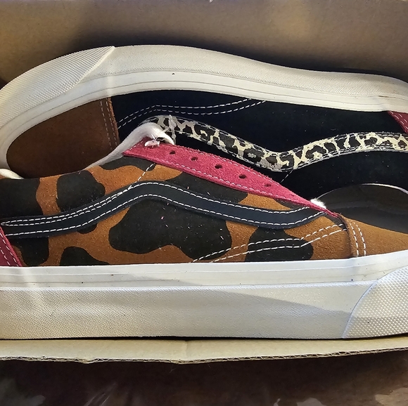 Vans Old Skool 36 Dx Anaheim Factory Animal Mix / Black ladies size 8 Men's 6.5 - Picture 5 of 7